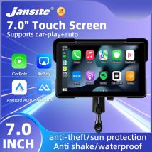 7 "Zoll Motorräder DVR Navigation GPS drahtlose Carplay Android Auto tragbare Smart Display wasserdichte IPX7 HD-Aufnahme kamera