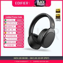 Edifier W830NB Cuffie wireless Bluetooth 5.4 Cuffie over-ear ad alta risoluzione con cancellazione attiva del rumore LDAC pieghevoli -45dB ANC 94H