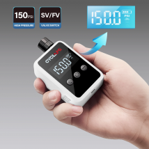 150PSI przenośny rower kieszonkowy elektryczna pompa powietrza Schrader zawór Presta Road MINI szybki akumulator kompresor Inflator opon  CYCLAMI HW125