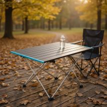 Ultraleichter tragbarer klappbarer Campingtisch, faltbarer Outdoor-Esstisch, hochfeste Aluminiumlegierung für Gartenparty, Picknick, Grillen