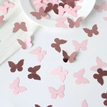 100pcs Butterfly Confetti, Butterfly Party Table Confetti, Butterfly Themed Birthday/Wedding/Baby Shower Party Decorations