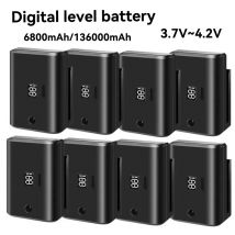 100 % neuer 13600 mAh aufladbarer Hochleistungs-Akku, Laser-Nivelliergerät, 360-Gebäudewerkzeuge zum Nivellieren von 3D 12-Linien-starker grüner Laser-Nivelliergerät