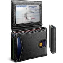 Business Kreditkarte Halter Geld Clips Luxus Männer Brieftaschen Kleine Karteninhaber Geld Tasche Männlichen Geldbörse Kurze Brieftasche für Männer Vallet