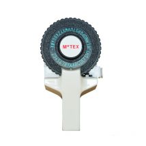 Creamy white Motex E101 Manual Label Maker DIY Hand Decorative Manual Typewriter for 9mm 3D embossing PVC plastic label tape