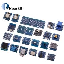ESP8266 D1 Mini TYPE-C Pro WiFi NodeMcu Daten Logger Schild DS1307 Batterie OLED DC Power Summer V 1,0 Dual Basis für WeMos DIY Kit