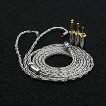 XINHS 8 Kerne Graphene Upgrade Modulare Kabel LITZ Struktur Einzigen Kristall Kupfer Überzogene Silber Kopfhörer Linie