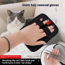 Wiederverwendbare statische Haarentfernungshandschuhe für Haustiere – elektrostatisches Pflegewerkzeug für Katzen, Hunde, Sofas, Teppiche und Autositze