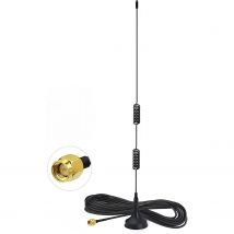 Antena odbiornika ADS-B 1090MHz 6dBi z podstawą magnetyczną do radia programowanego (RTL SDR) dla lotnictwa, tuner USB typu dongle.