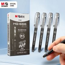 M&G 0,5 mm schwarzer Gel-Tintenstift und Nachfüll-Untersuchungs-Signaturstift, flüssiges Stift-Set für Studenten, Prüfungsbüro