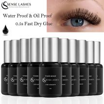 SENSE LASHES Eyelash Glue 0.5-1Sec Fast Drying Lash Adhesive Low Smell Long Lasting Lash Glue pegamento extensiones de pestañas
