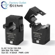 Geteilter Kernstromsender QNDBK2-16 AC 5A 10A 20A 50A 100A 200A 4 20mA Klemmstromwandler Wandlerstromsensor