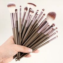 MAANGE Professionelles Make-up-Pinsel-Set, 20-teilig, Make-up-Pinsel, Premium-Kabuki-Puder, zum Mischen von Gesichtsrougen, Lidschatten, Detailpinsel