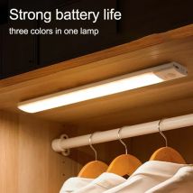 10-60CM Motion Sensor LED Nachtlicht Drahtlose USB Aufladbare Unter Schrank Lichter Ultra Dünne Lange Bar Lampe küche Nacht