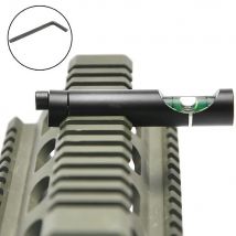 Supporto per cannocchiale ottico tattico per fucile per livella a bolla Picatinny da 20 mm