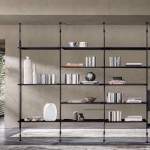 Schwebende Wandbücherregale Wohnzimmer-Aufbewahrungsorganizer Minimalistisches Design Wohnmöbel Zu Bücherregalen FYBF