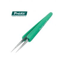 Pro'skit TZ-205N Anti-Static Anti-Skid Soft Set Long Tip Tweezers For Electronic Semiconductor Watch Repair Antimagnetic Jig