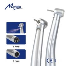 Manipolo dentale LED ad alta velocità Alta rotazione 3 spruzzi d'acqua Raffreddamento rapido Cuscinetto ceramico Punta a turbina a basso rumore Strumenti di odontoiatria