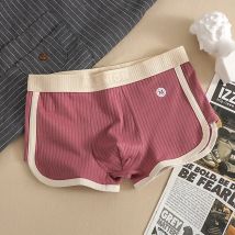 M-3XL Herren Baumwolle Unterwäsche Boxershorts Casual Mid-rise Elastischer Bund männer Höschen Bequeme Atmungsaktive Unterhose Cueca