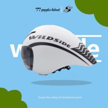 WILDSIDE TT Fahrradhelm Objektivbrille Triathlon Tri Rennradhelm Titanrennen Fahrrad Casco Ciclismo Zubehör