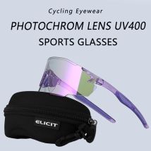 Neue Photochrome Radsportbrille UV400 Sportbrille Fahrrad Wandern Camping Golf Brille für Männer Frauen Baseball MTB Fahrbrille