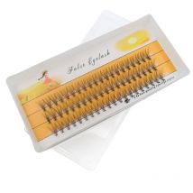 10D Eyelash 60 Clusters Professional Grafting Eyelash 3D Natural False Eyelash Personal Eyelash Extension Natural False Eyelash