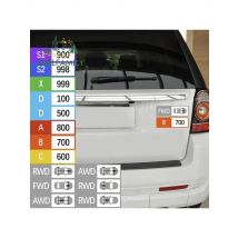 EARLFAMILY for Forza Horizon Car Stickers Personality Anime Decals Scratch-Proof Bumper Trunk Decoration Car Door Protector