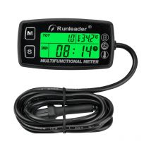 Temperature Gauge Tach/Hour Digital Meter Engine Alert RPM &Temp Backlights Display for Lawn Tractor Compressor Generator Snowm
