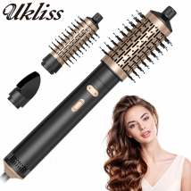 3-Zoll-Haartrocknerbürste, rotierende Fönbürste, Heißluft-Styler, elektrischer Haartrockner, Heißluft-Spin-Bürsten-Set, Lockenstab, Kamm