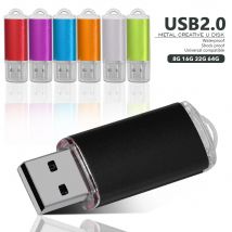 Chiavette USB 64GB 32GB TYPE-C metallo 16GB USB 2.0 8GB nero 4GB Memory Stick U disk Pendrive per regalo aziendale