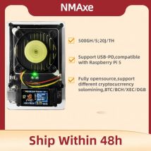 Lucky Miner Bitcoin NMMiner ASIC Mining BTC BCH BSV DGB Dispositivo della lotteria Crypto Solo Miner Mining Machine Ufficiale Ultra BM1366