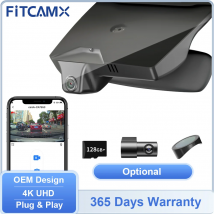 Front Rear Car Cam for Kia EV6 GT 2022-2025, FITCAMX Dashcam for EV9 2023-2026 & EV3 2024-2026, 4K Driving DVR for EV5 2025 2026