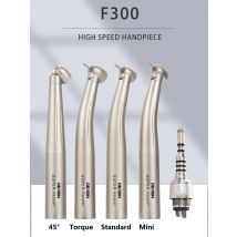Dental Optical Fiber led Turbine high Speed handpiece dentistry 45 degree standard mini torque head for K quick coupler