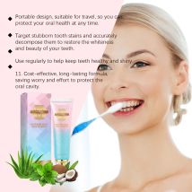 Dentifricio sbiancante per denti Ripara le cavità Pulizia delle radici Lenisce la sensibilità delle gengive Elimina l'alitosi Bocca fresca Dentifricio alla menta