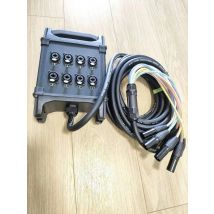 8 Wege xlr männlich zu xlr/6,5mm 6,35mm weiblich 3-polig profession ell Multimedia mobile Bühne Signal leistung tragbares Kabel Audio