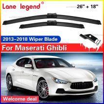 Für Maserati Ghibli 2013-2018 Frontscheibenwischerblätter 2 Stück Windschutzscheiben-Fensterzubehör 2014 2015 2016 2017