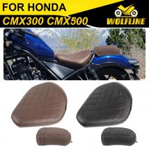 Wolf Line Motorrad Solo Sattel hinten Soziuspolster für Honda Rebel CMX300 CMX500 2017–2024 2018 2019 2020 2021 2022 2023