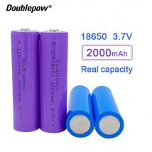 NEUE original Doublepow 18650 batterie 3,7 V 2000mah 18650 lithium-akku für taschenlampe etc