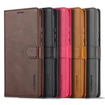 Skórzane etui z klapką i portfelem na karty do Xiaomi 15T Redmi Note 14 13 12 13C 14C 14R A4 Plus POCO C75 C65 X6 X5 X7 M6 Pro 4G 5G
