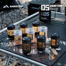 Outdoor Camping Rotierende 19 Licht LED ShineTrip Einstellbare Ambiente Leichte Metallschale Warm/Kaltweiß 360 °   Rotierende Lampe