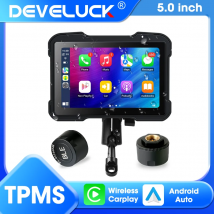 5'' Carplay für Motorrad Navigation GPS Wireless Android Auto Motorrad TPMS IPX7 Wasserdichte Display Bildschirm Moto Zubehör
