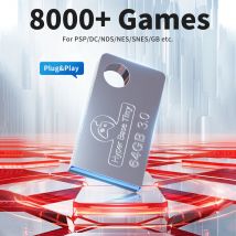 Hyper Base winziger Gaming-Stick für Rog Ally/Windows PC/Laptop /Windows Steam deck mit 8000 Retro-Spielen für PSP/DC/NDS/Nes/Snes/GB