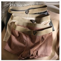 Premium Business 5A antibakterielle Boxershorts für Herren, ultraweiche, bequeme Unterwäsche aus Xinjiang-Baumwolle, atmungsaktive Freizeit-Boxershorts