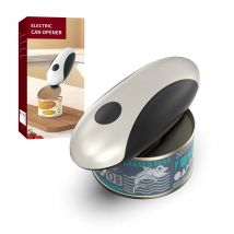Apriscatole elettrico automatico compatto Utensile da cucina portatile One Touch per barattoli e bottiglie Apriscatole facile da riporre Ricaricabile