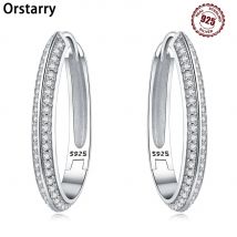 925 Sterling Silver U-shaped Series Earring Simple Jewelry Basic Versatile Hoop Earrings For Women Jewelry Party Trend Sale Gift