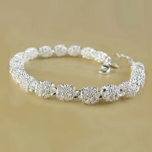 Armband aus 925er-Sterlingsilber, Zirkonia, geometrische Kette, verbunden für Damen, Charm-Armreif, modischer Glücksschmuck, Geschenk, Weihnachten