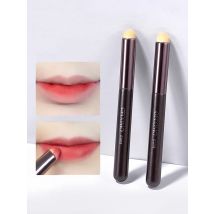 Lippenpinsel, Lippenstiftpinsel, schwindelerregender Farbstoff, runder Kopf, Concealer-Pinsel, Lippen-Make-up-Pinsel, professionelle tragbare Abdeckung