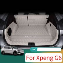 Para Xpeng G6 2024 2025 2026 alfombrilla para maletero de coche revestimiento para maletero trasero protección de carga alfombrilla para maletero de cuero accesorios de modificación Interior