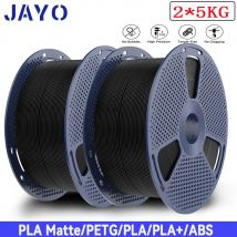 JAYO 2*5KG Filament do drukarki 3D PETG/PLA PLUS/ABS/PLA/PLA Matowy 1.75MM & Duża Szpula do Drukowania FDM DIY Prezent Plastik