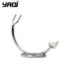 YAQI Chrome  Color Mens Safety Razor Stand Razor Holder Straight Razor Holder