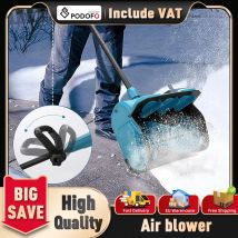 Podofo 600W Bezszczotkowy Elektryczny Odśnieżacz Zamiatarka do Śniegu na Akumulator Makita 18V Bezprzewodowe Narzędzie do Czyszczenia Ulic i Podwórka Bez Akumulatora